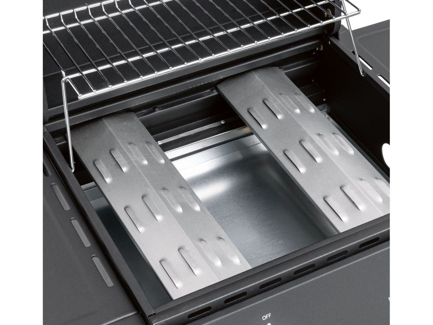 BBQ GRILLMEISTER gas grill, 2 burners, 6 kW