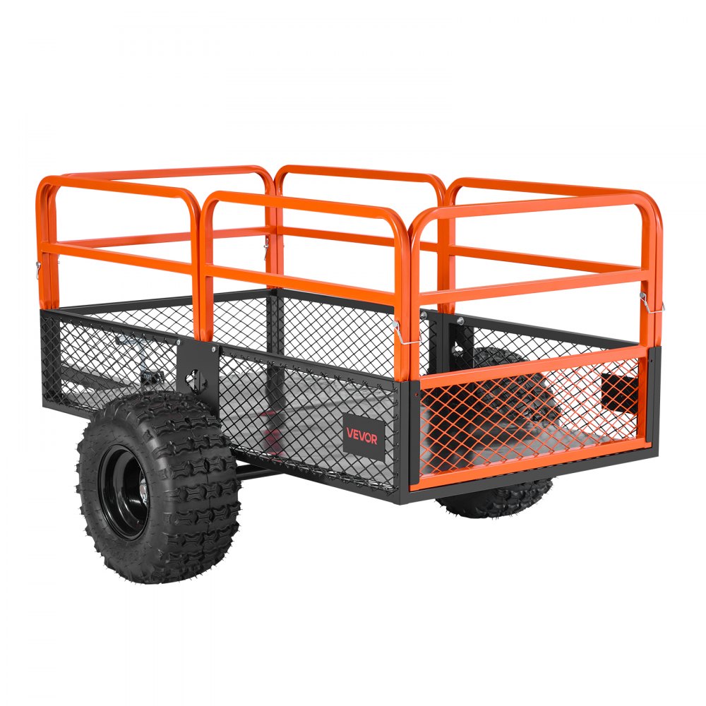 800.59 kg Steel Dump Trailer ATV UTV Trailer Pull-Back Dump Truck with Removable Back Garden Trailer Pull-Aft for Lawn Mowers, Tractors and Yard Waste 800.59 kg Steel Dump Trailer ATV UTV Trailer Pull-Back Dump Truck with Removable Back Garden Trailer Pull-Aft for Lawn Mowers, Tractors and Yard Waste