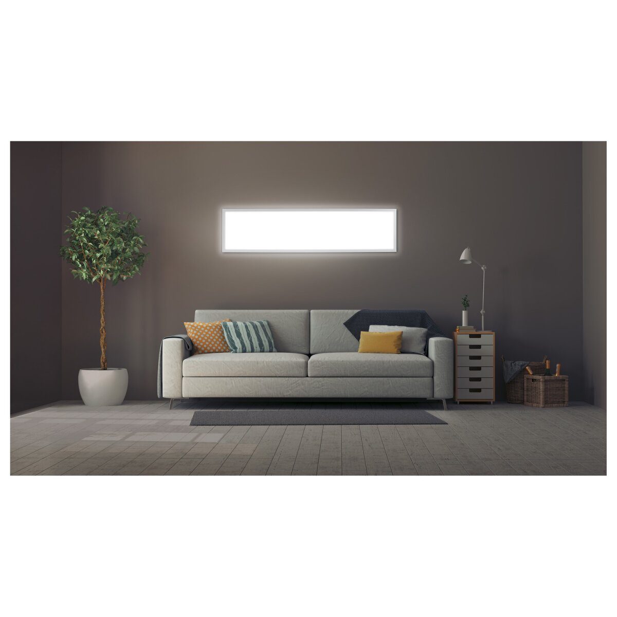 LIVARNO home LED light panel with color control, warm to cool white