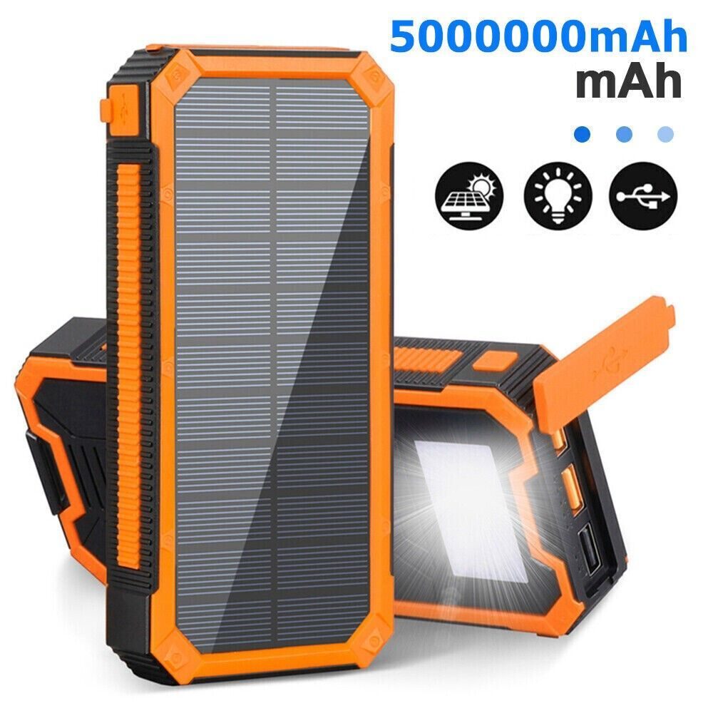 Solar Power Bank Tragbares externes Ladegerät für alle Mobiltelefone