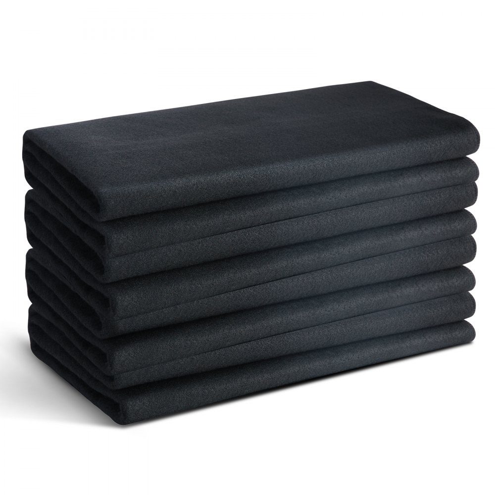 4 stuks lasdekens 950 x 910 x 3 mm lasdeken 982 ℃ hittebestendigheid hittebeschermingsstof hittebeschermingsmat koolstofvezel blusdeken brandwerende pad brandwerende mat brandmat