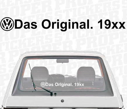 Volkswagen Het Origineel – Sticker – 60 x 6,8 cm