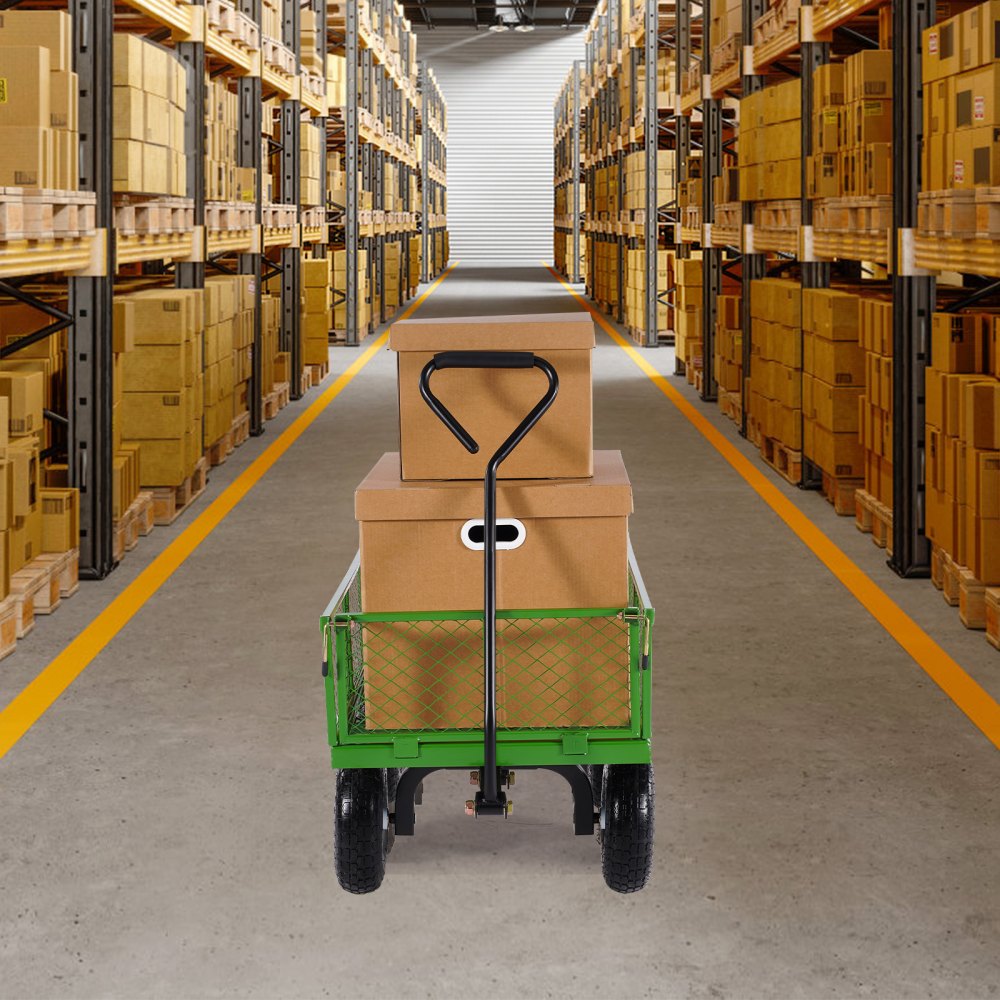Bollerwagen 408,23 kg, Transportwagen, Gerätewagen, Gartenwagen, Handwagen mit 10 Zoll Bereifung und abnehmbaren Seitenteilen aus Netzgewebe (umwandelbar in eine Plattform) und 180° drehbarem Griff Bollerwagen 408,23 kg, Transportwagen, Gerätewagen, Gartenwagen, Handwagen mit 10 Zoll Bereifung und abnehmbaren Seitenteilen aus Netzgewebe (umwandelbar in eine Plattform) und 180° drehbarem Griff