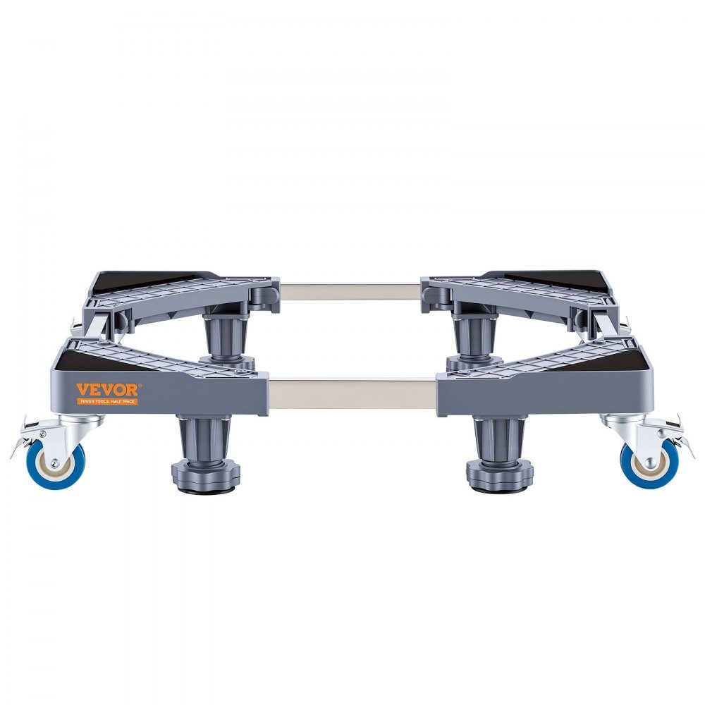 4 Wheel Furniture Trolley Portable Moving Wheels Heavy Duty Interlocking Small Flat Heavy Furniture 16" x 11" 500lb Load Capacity Black