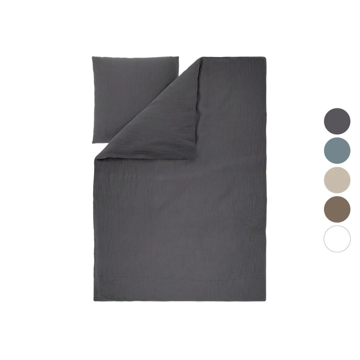 LIVARNO® muslin bed linen, 155 x 220 cm