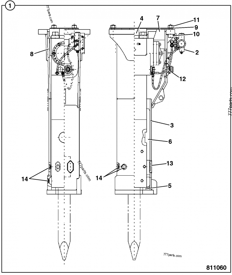 JCB Vetpatroon 400g 4003/2107 Origineel