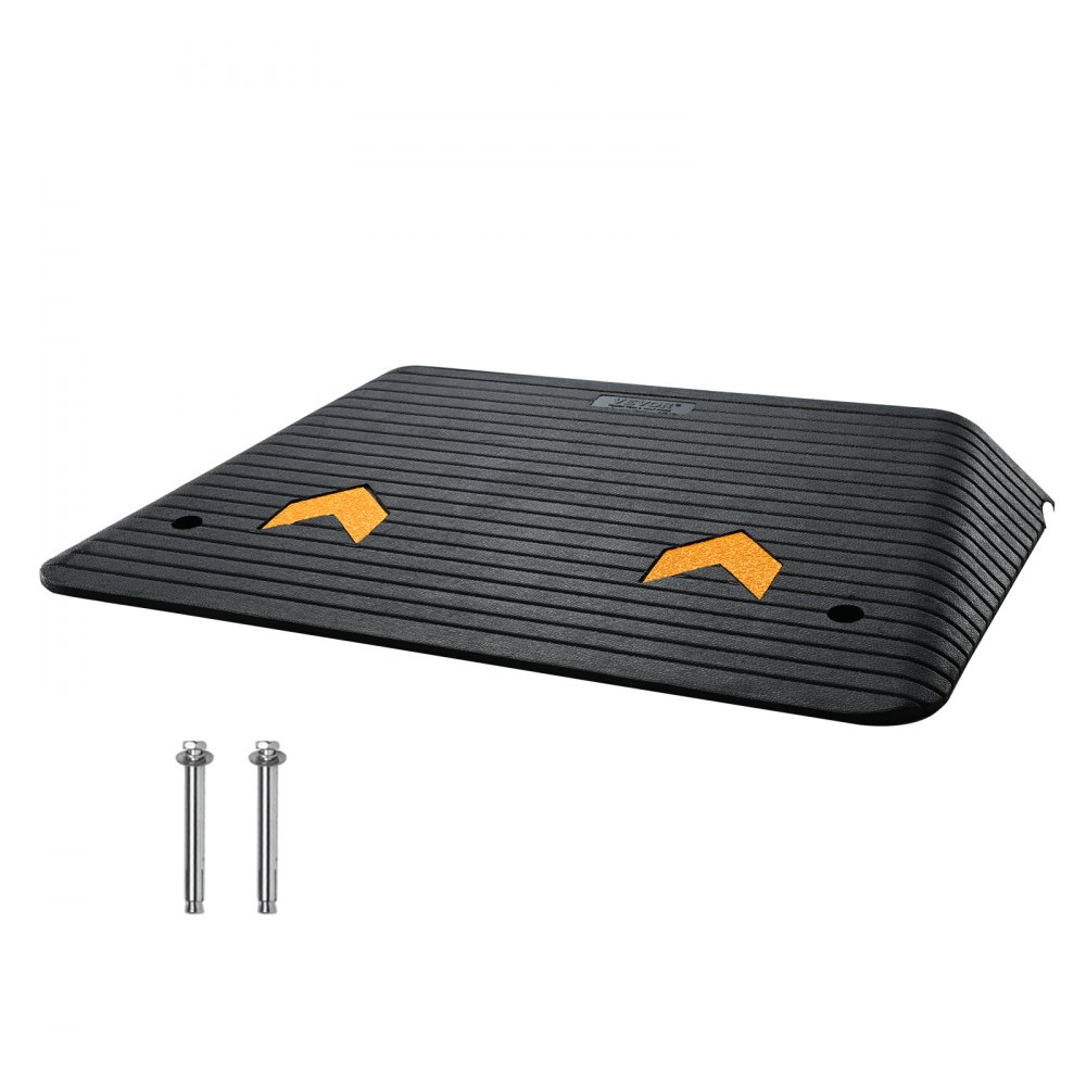 Drempeloprit massief rubberen deur drempeloprit 15 ton draagvermogen stoepoprit met goot 90,2 x 62 x 10,2 cm rolstoeloprit oprit rubberen oprit ideaal voor oneffen stoepranden Drempeloprit massief rubberen deur drempeloprit 15 ton draagvermogen stoepoprit met goot 90,2 x 62 x 10,2 cm rolstoeloprit oprit rubberen oprit ideaal voor oneffen stoepranden