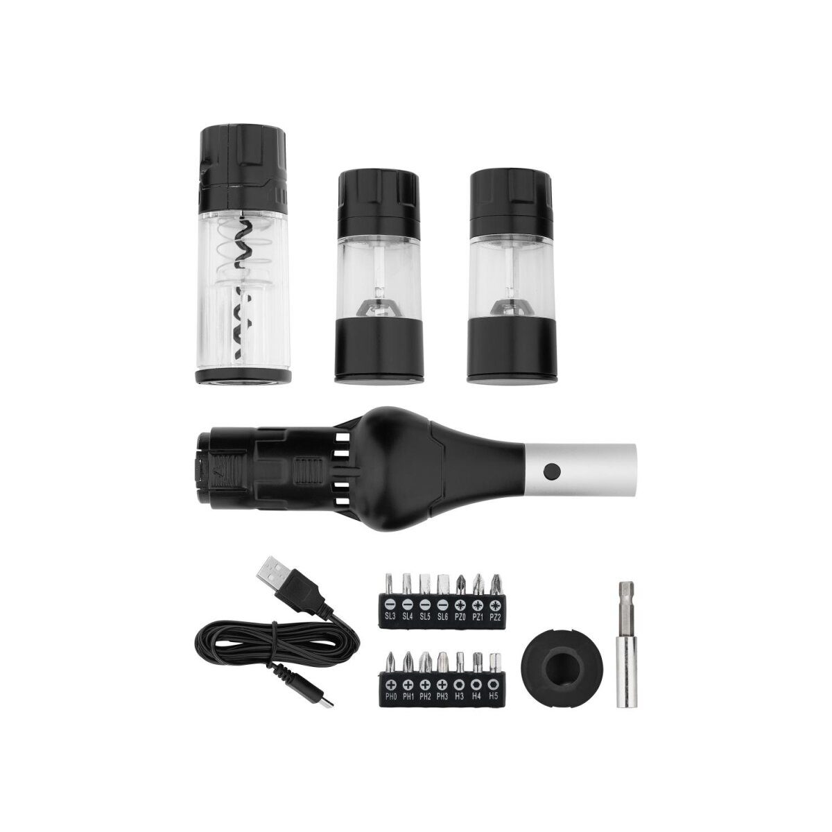 PARKSIDE® 4 V cordless screwdriver set PAS 4 D7, with BBQ accessories