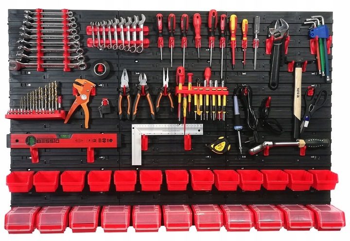 Werkstattregal Werkzeugwandgarage 240x80 cm Komplettset