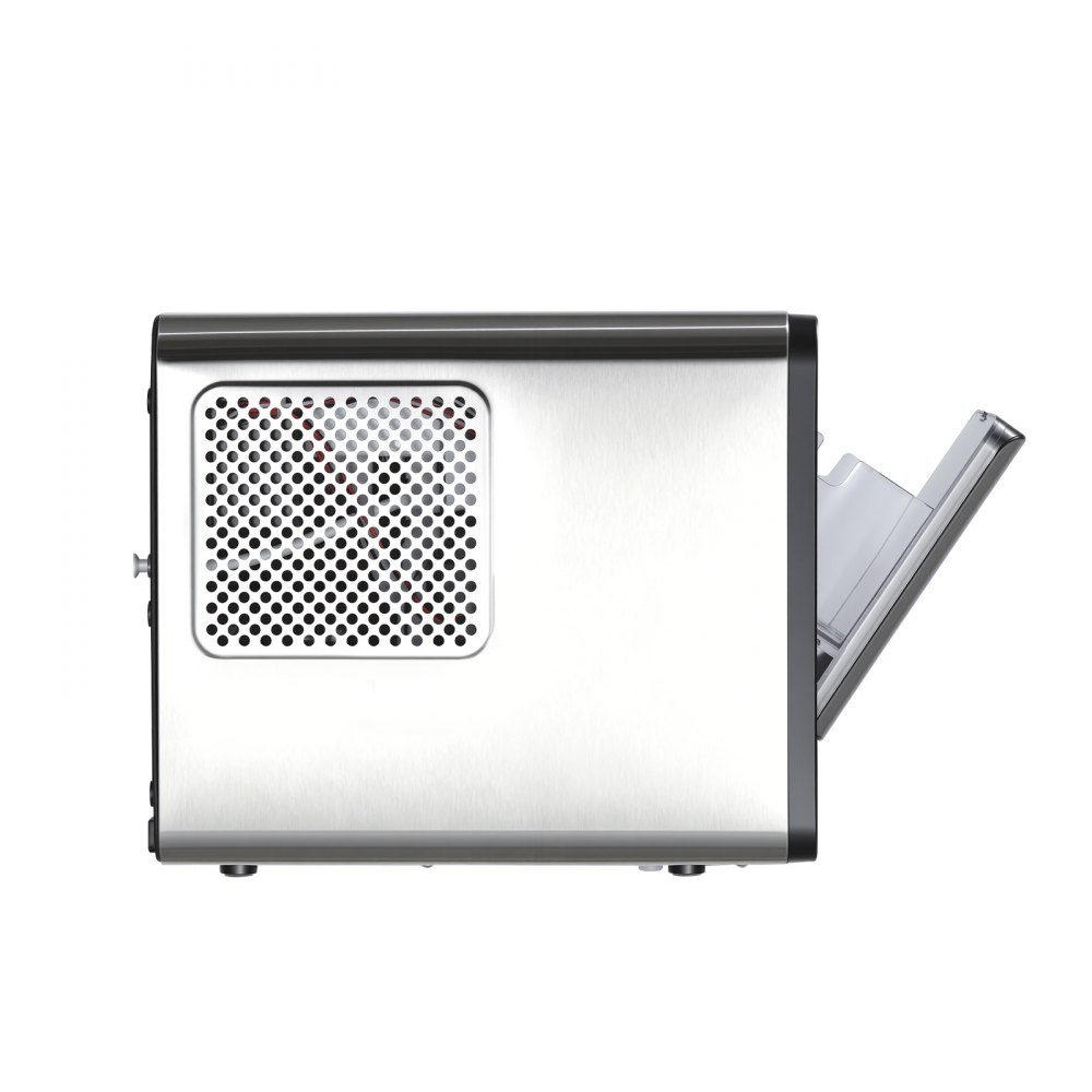Machine à glaçons de table, 15 kg par jour, machine à glaçons portable autonettoyante avec cuillère et bac à glaçons, machine à glaçons pour mâcher de la glace pour les fêtes dans la cuisine à la maison, au bureau, au bar
