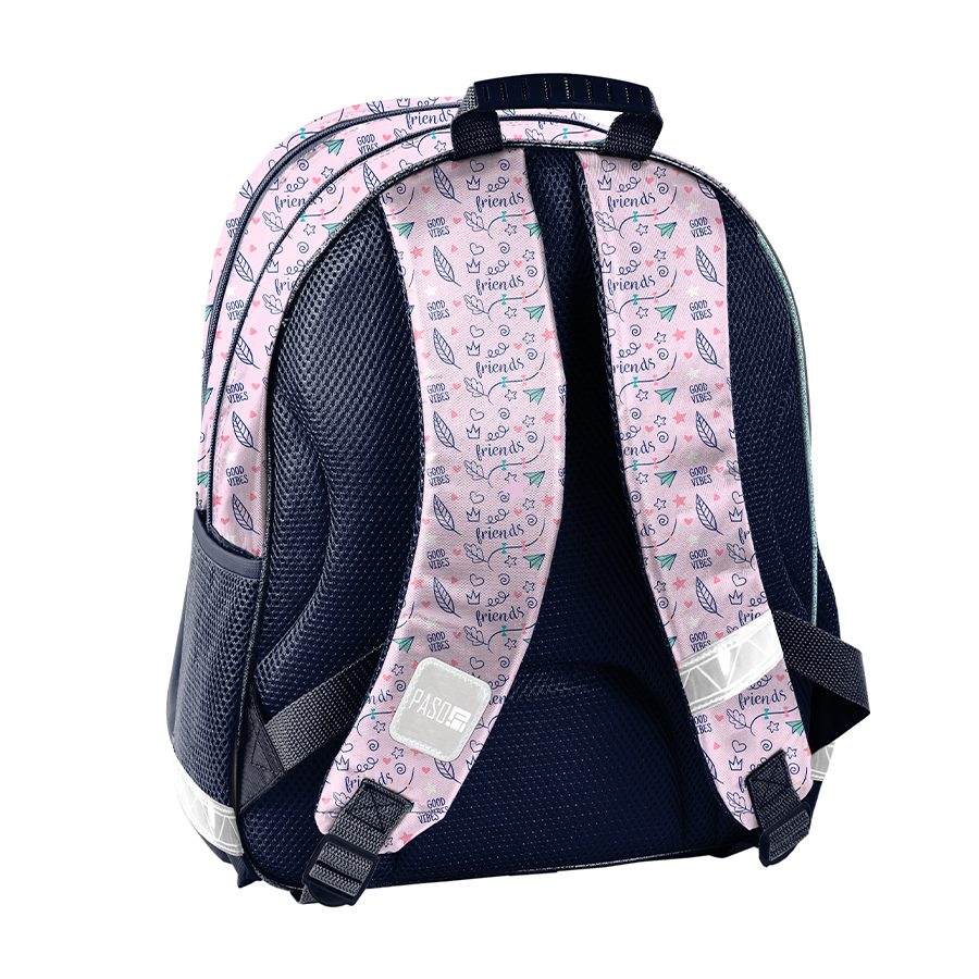 White Kitty school backpack