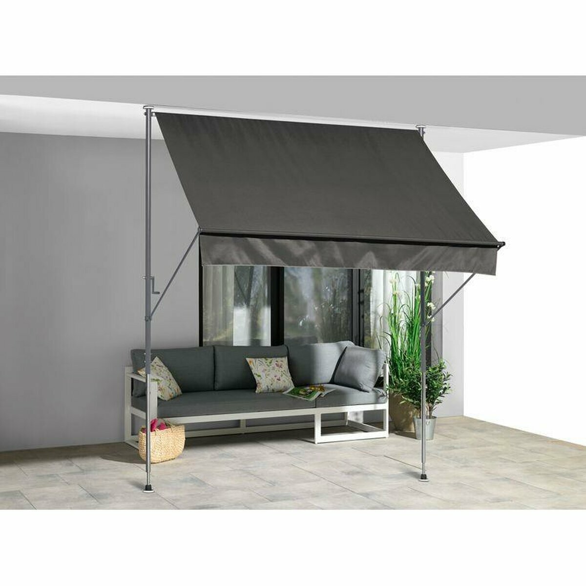 Clamp awning awning garden awning sun protection 200 x 150 cm Clamp awning awning garden awning sun protection 200 x 150 cm
