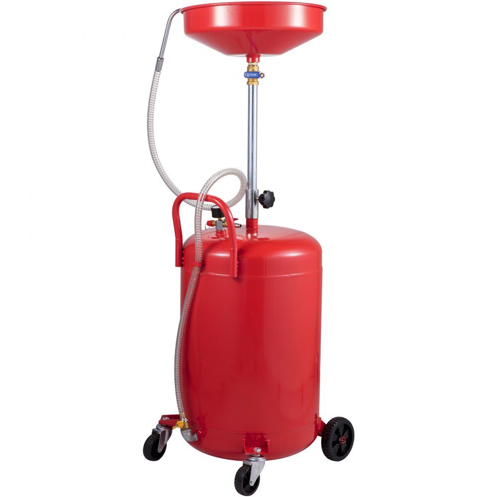 Waste Oil Drain Tank Portable Oil Drain 75.7L Air Powered Drain