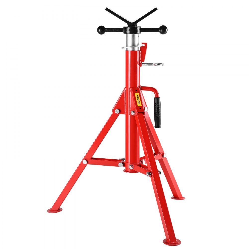 V Head Pipe Stand Height Adjustable 710-1320mm Pipe Stand 1134kg Portable Folding V Head Pipe Stand