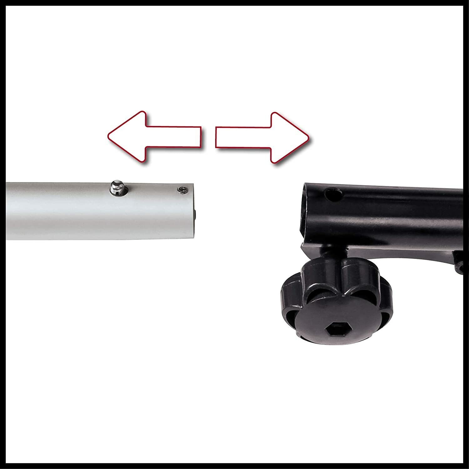 Einhell Benzin-Rasentrimmer GC-PT 2538/1 I AS (0,6 kW, vibrationsarmer 2-Takt-Motor, geteilte Welle, Doppelfadenspule mit automatischer Spitze, Schnellstart mit Primer + Auto-Choke)