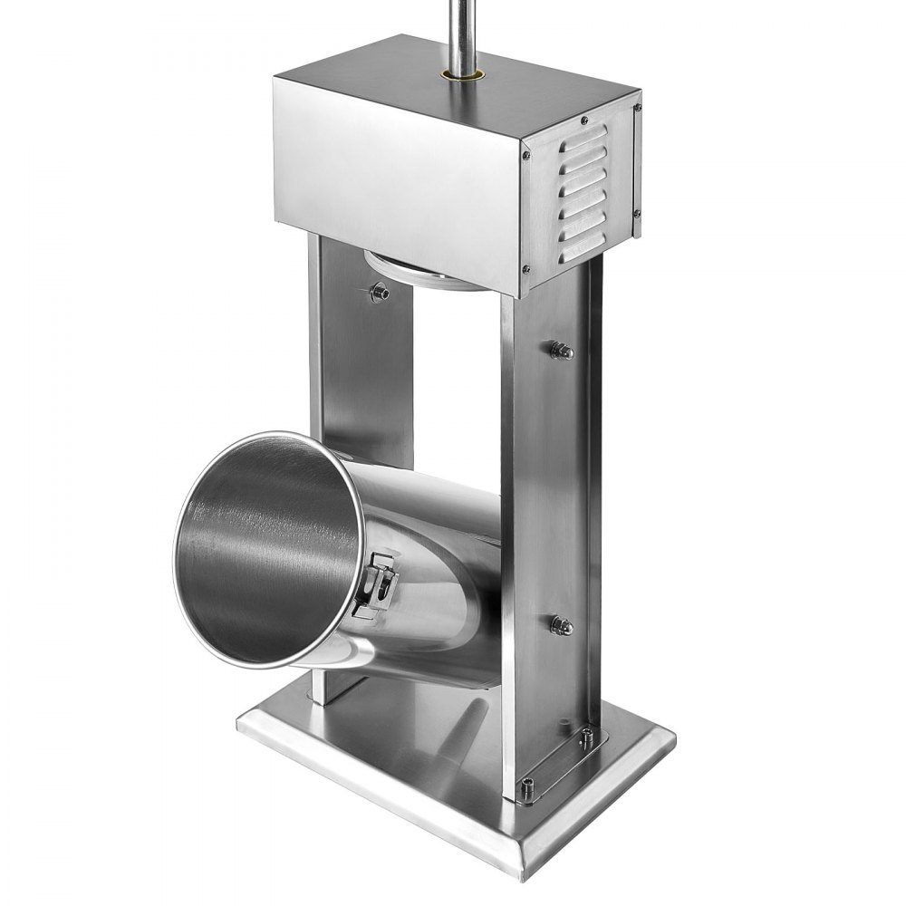 Electric Sausage Filler 15L Sausage Filling Machine Meat Filler with Stepless Speed ​​Control & Pedal, High Performance Stainless Steel Filler with 4 Sausage Filling Tubes, Meat Filling