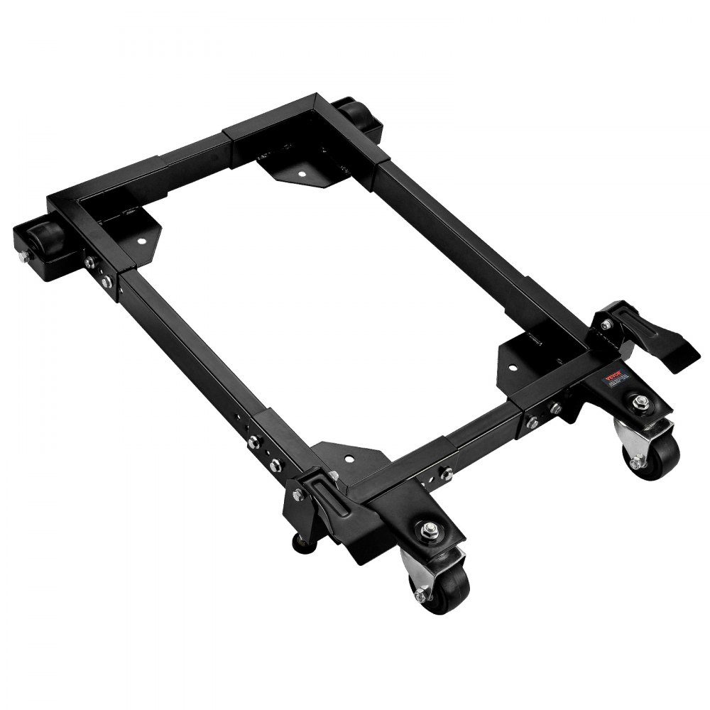 Mobiele basis, capaciteit van 1500 lbs, verstelbaar van 18" x 24" tot 26,5" x 31,5", robuuste universele mobiele basis met zwenkwielen, voor houtbewerkingsapparatuur, lintzagen, elektrisch gereedschap, machines – Artikelnr. HT-22998