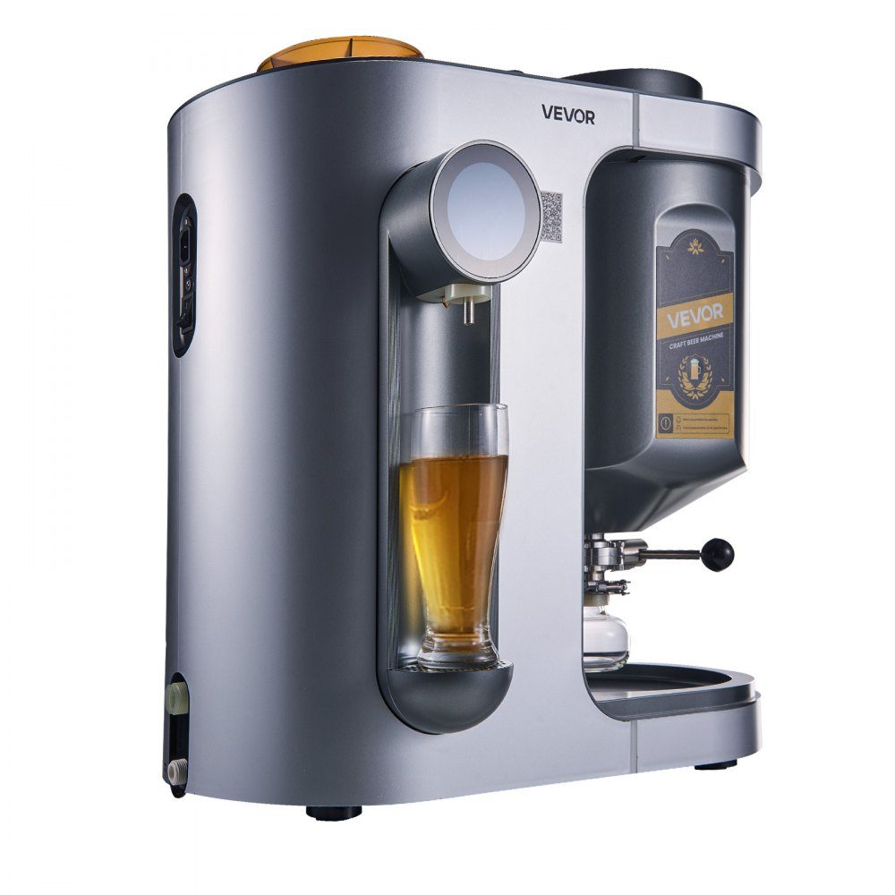Automatische Bierbrauanlage 13L, 1500W Bierbraumaschine, All-in-One-Heimbrauanlage mit Maische- und Kochgerät, 304-Edelstahl-Innentank, DIY-Bierbrauen