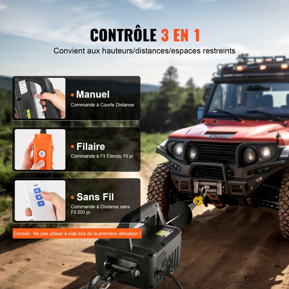 3-in-1-Elektrowinde, 498,95 kg Tragkraft, Seilzug, Hubgeschwindigkeit ≥4 m/min, Motorwinde, 7 m Hubhöhe, Seilzug, 1500 W, Seilzug, 3 Steuermodi manuell/kabelgebunden/kabellos 3-in-1-Elektrowinde, 498,95 kg Tragkraft, Seilzug, Hubgeschwindigkeit ≥4 m/min, Motorwinde, 7 m Hubhöhe, Seilzug, 1500 W, Seilzug, 3 Steuermodi manuell/kabelgebunden/kabellos