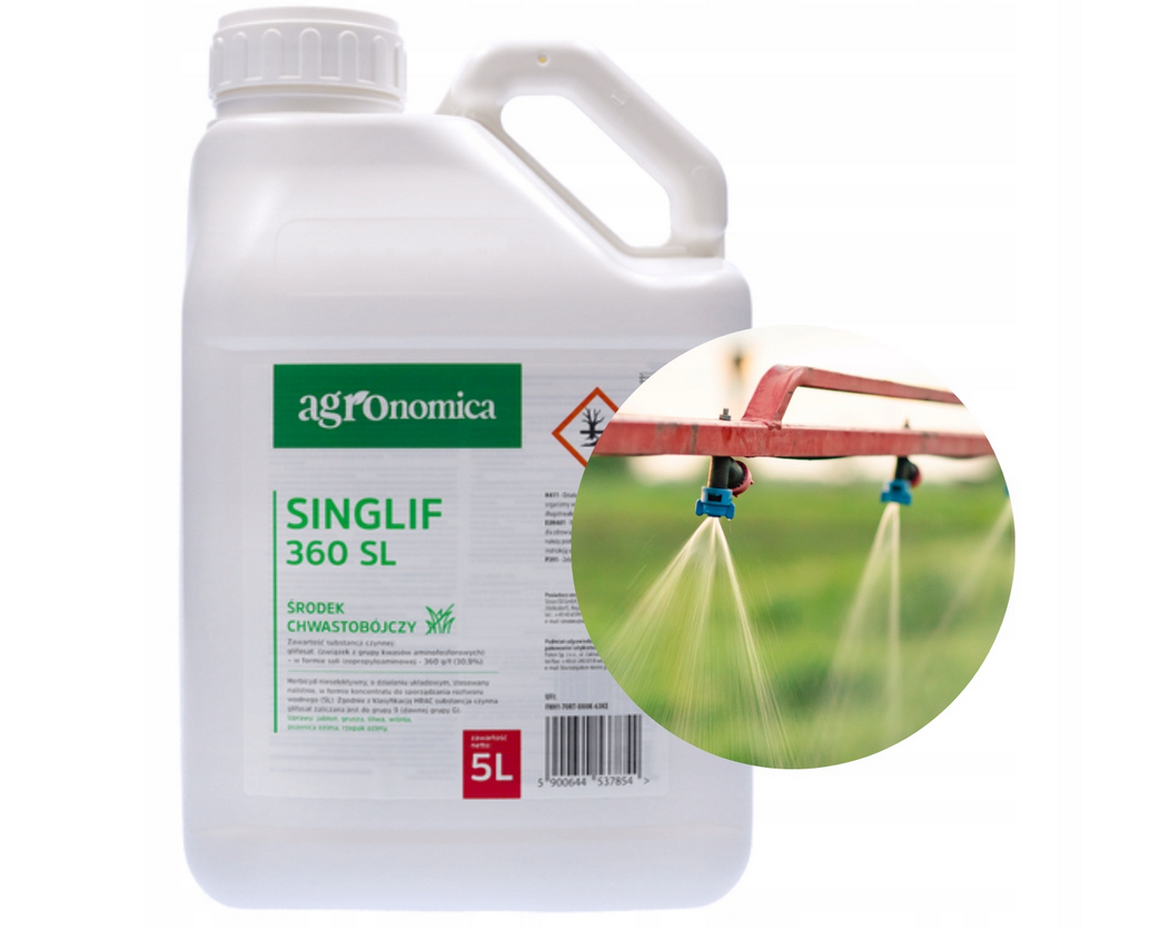 Singlif 360 SL (Glyphosate) 5l for weed weed killer Singlif 360 SL (Glyphosate) 5l for weed weed killer