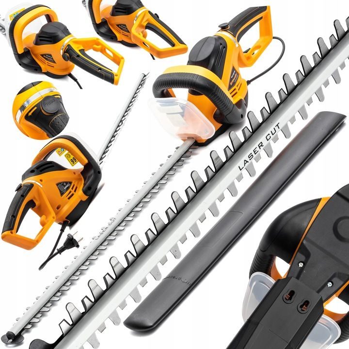 Electric Diamond hedge and shrub trimmer 61 cm 1800W