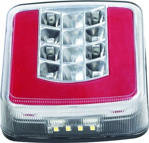 Landmaschinen-Traktor-Rücklicht links 4 LED 12-24V