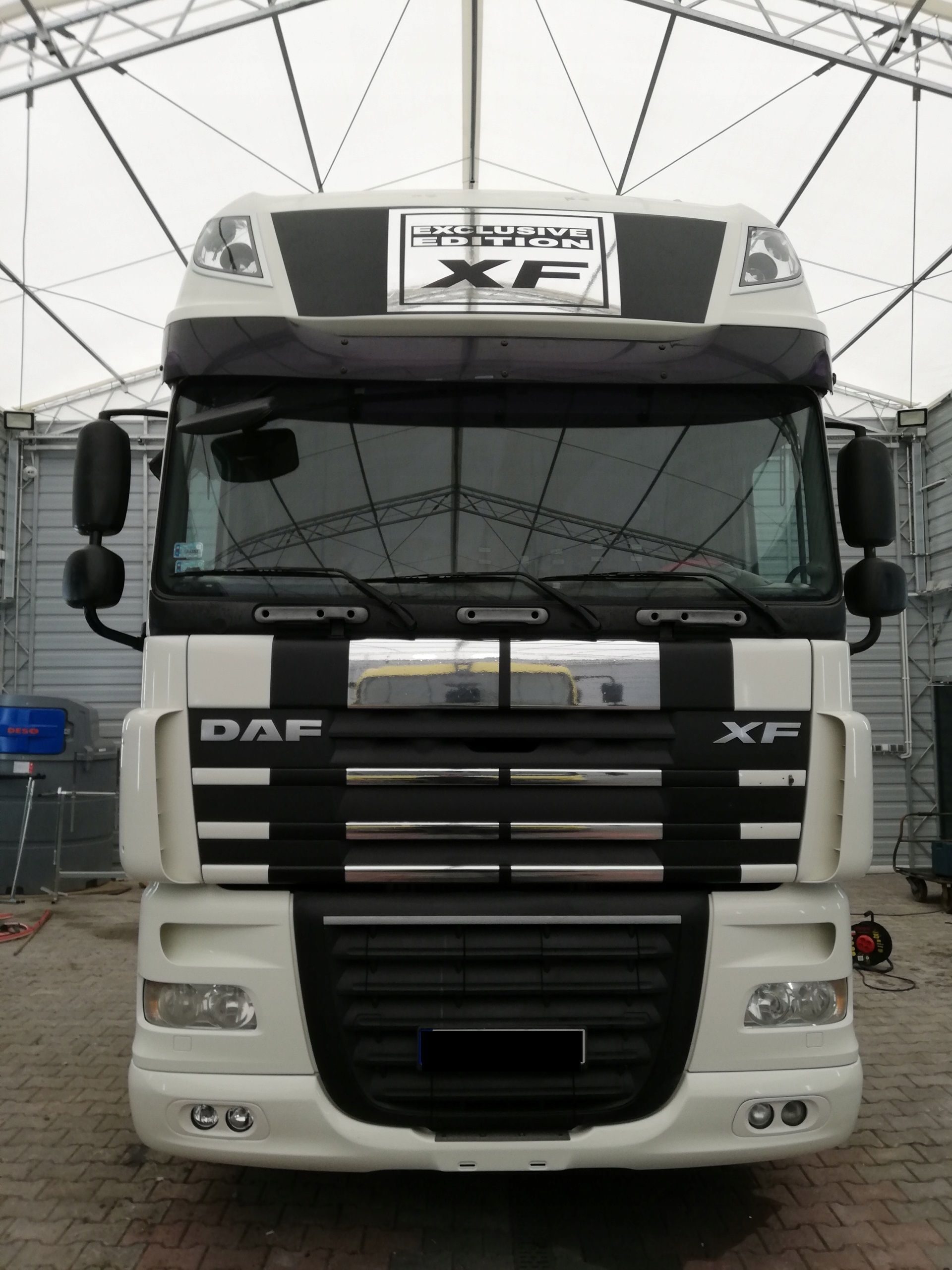 AUTOCOLLANT lettrage du véhicule DAF XF ÉDITION EXCLUSIVE AUTOCOLLANT CHROME