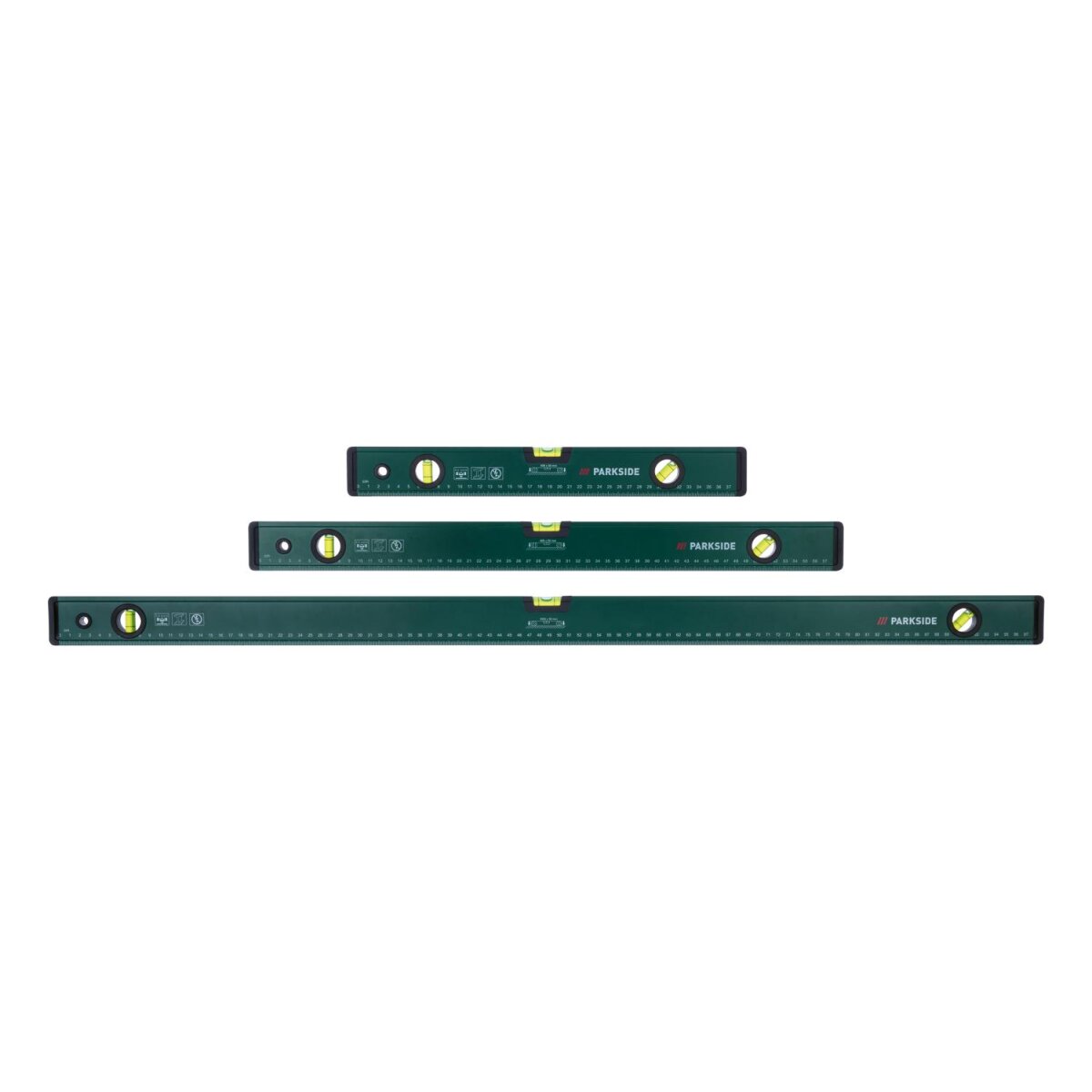 Jeu de niveaux à bulle PARKSIDE®, 3 pièces Jeu de niveaux à bulle PARKSIDE®, 3 pièces