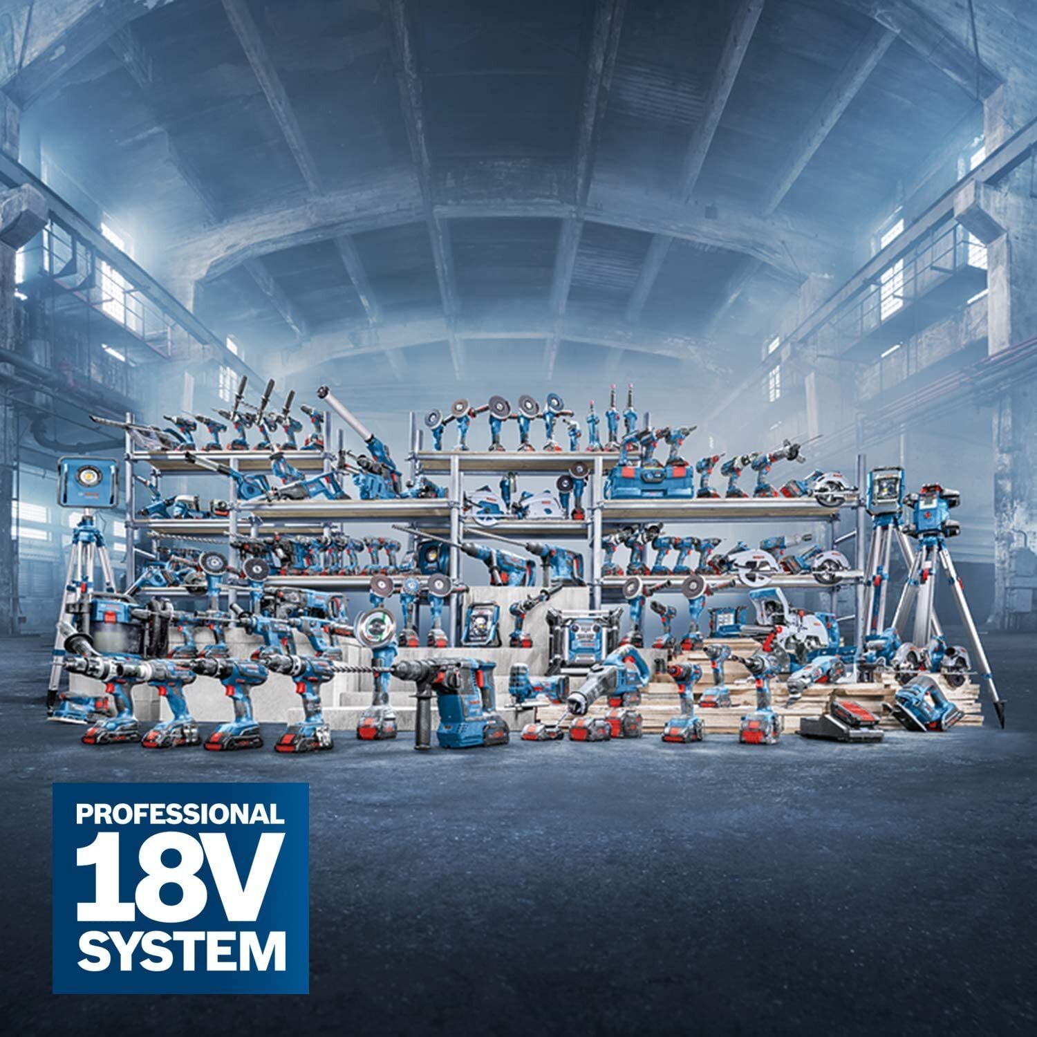 Bosch Professional 18V System Akku-Bohrschlagschrauber GDR 18V-160 (max. Drehmoment: 160 Nm, Schrauben M6 - M14, 1/4" Innensechskant, ohne Akkus und Ladegerät, in L-BOXX)