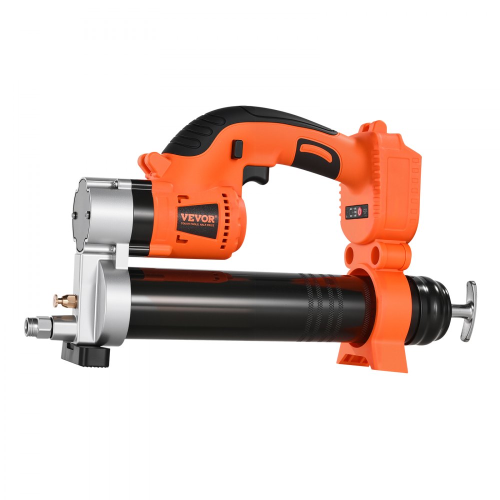Cordless grease gun, 55 MPa, one-hand grease gun with LED & 90 cm hose, 20 V battery operation & trigger, compatible with 18 V Makita batteries, for lubricating vehicles or machines (tool only) Cordless grease gun, 55 MPa, one-hand grease gun with LED & 90 cm hose, 20 V battery operation & trigger, compatible with 18 V Makita batteries, for lubricating vehicles or machines (tool only)