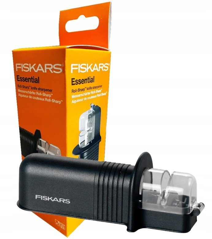 Essential Fiskars Roll-Sharp Messerschärfer Messerschleifer Schleifstein Keramik