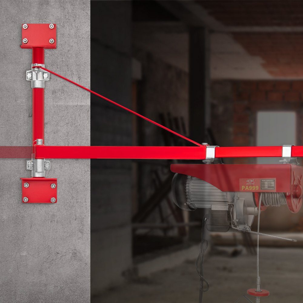 Elektryczne ramię nośne podnośnika Udźwig 300 kg Wspornik podnośnika Ramię obrotowe z prętem Stalowa rama podnośnika Rusztowanie obrotowe o 180° Ramię podnoszące Ramię podnoszące wciągarki do garażu warsztatowego