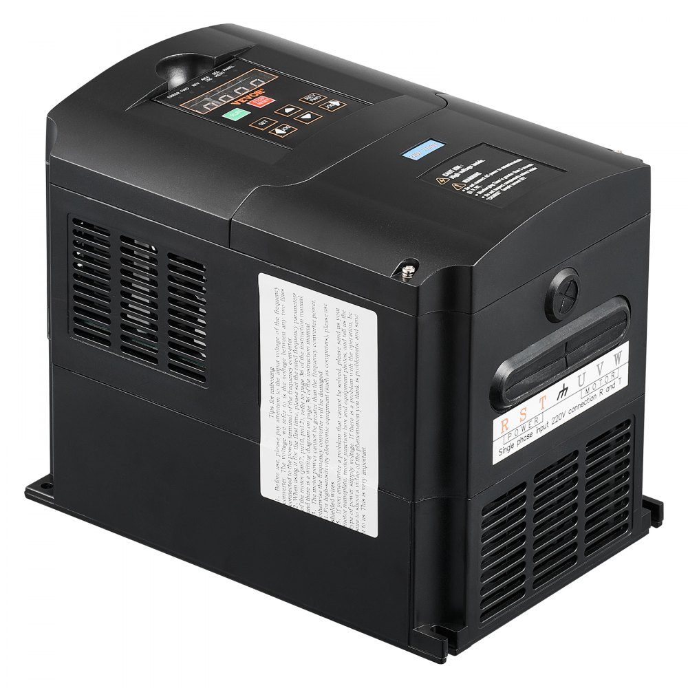 Frequenzumrichter VFD 10 PS 7,5 kW 35 A 1 oder 3 Phasen 220 V Eingang zu 3 Phasen 220 V Ausgang 40–60 Hz Eingang 0–400 Hz Ausgang VFD für Spindelmotor CNC-Geschwindigkeitsregelung