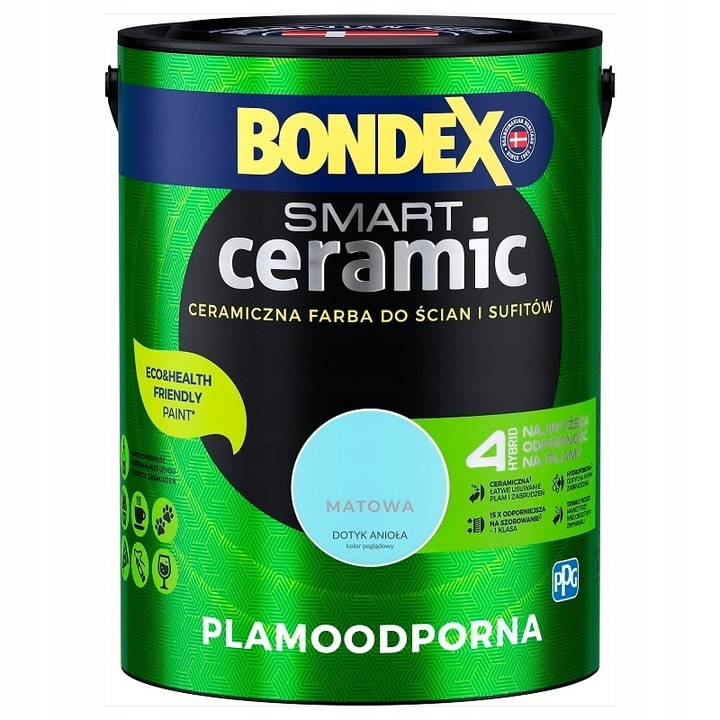 Peinture murale en céramique Bondex 5 litres bleu ciel mat Peinture murale en céramique Bondex 5 litres bleu ciel mat