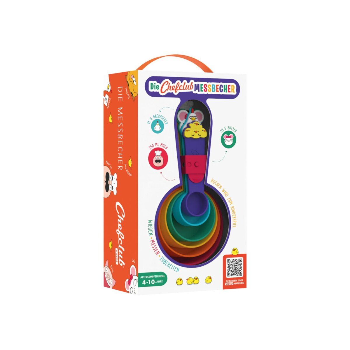 Mini set de cuisine pour enfants CHEFCLUB avec tasses à mesurer