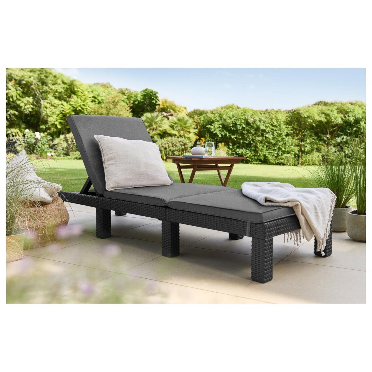 LIVARNO® wicker sun lounger