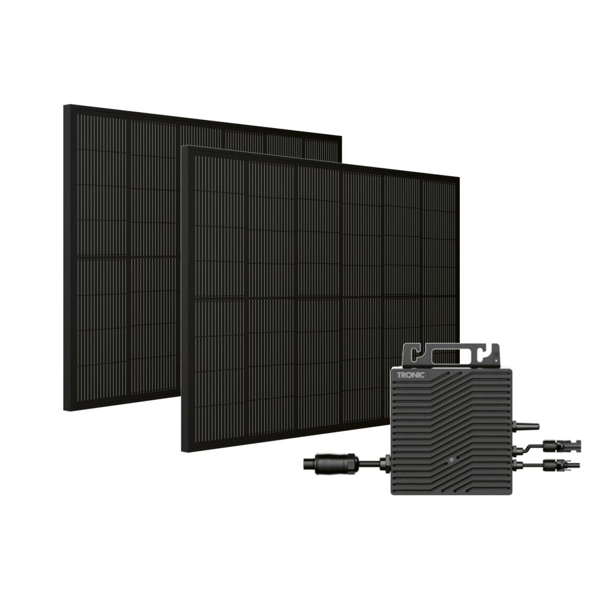 TRONIC® balcony power plant starter set TOPCon »TSBK 400 A1« 370 Wp / 400 W Full Black