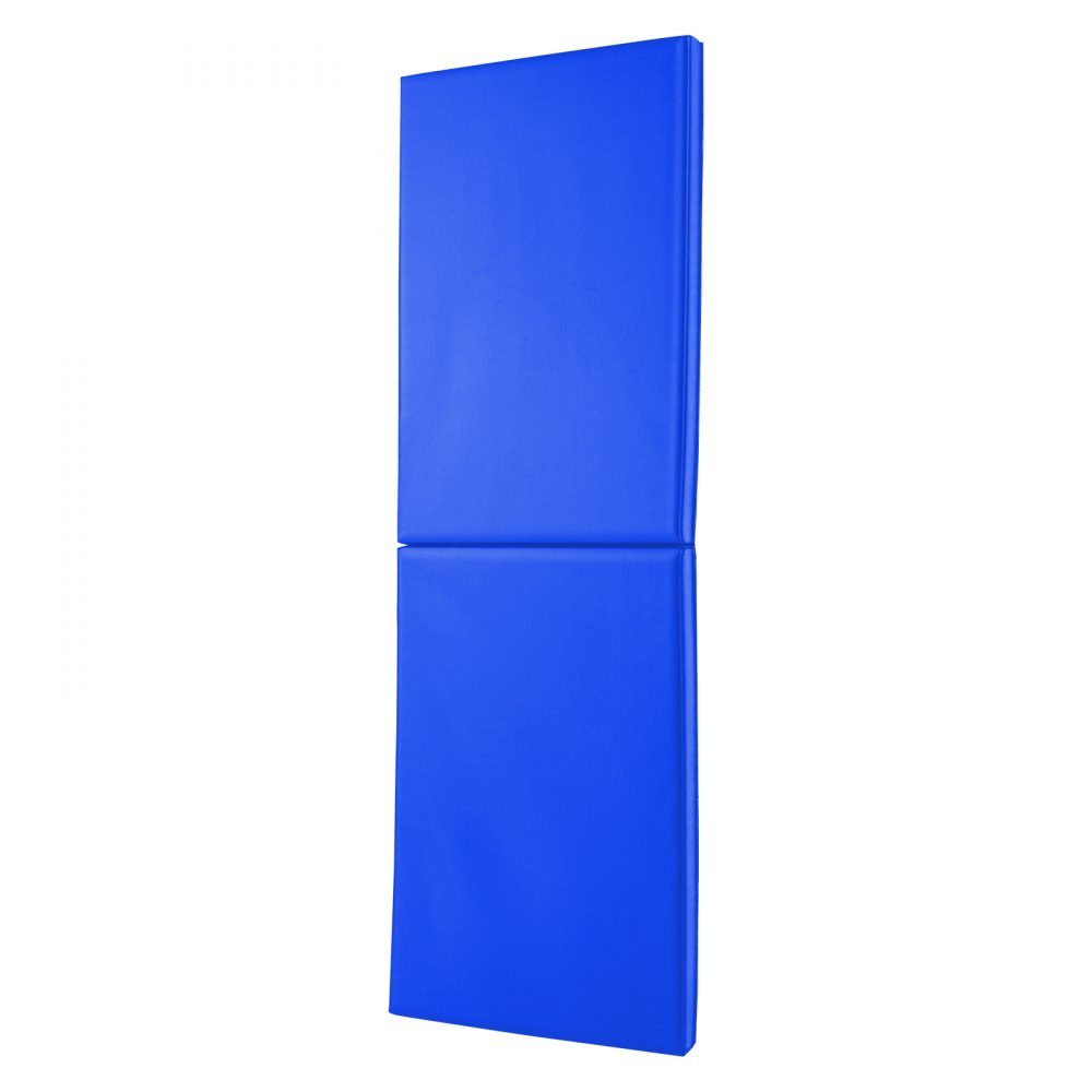 Gym Wall Pad (180 x 60 x 5 cm), Tear-Resistant Wall Mat, Removable High Density Foam Padding for Wall Mounting for Basketball Courts, Basement Protective Pad, Blue