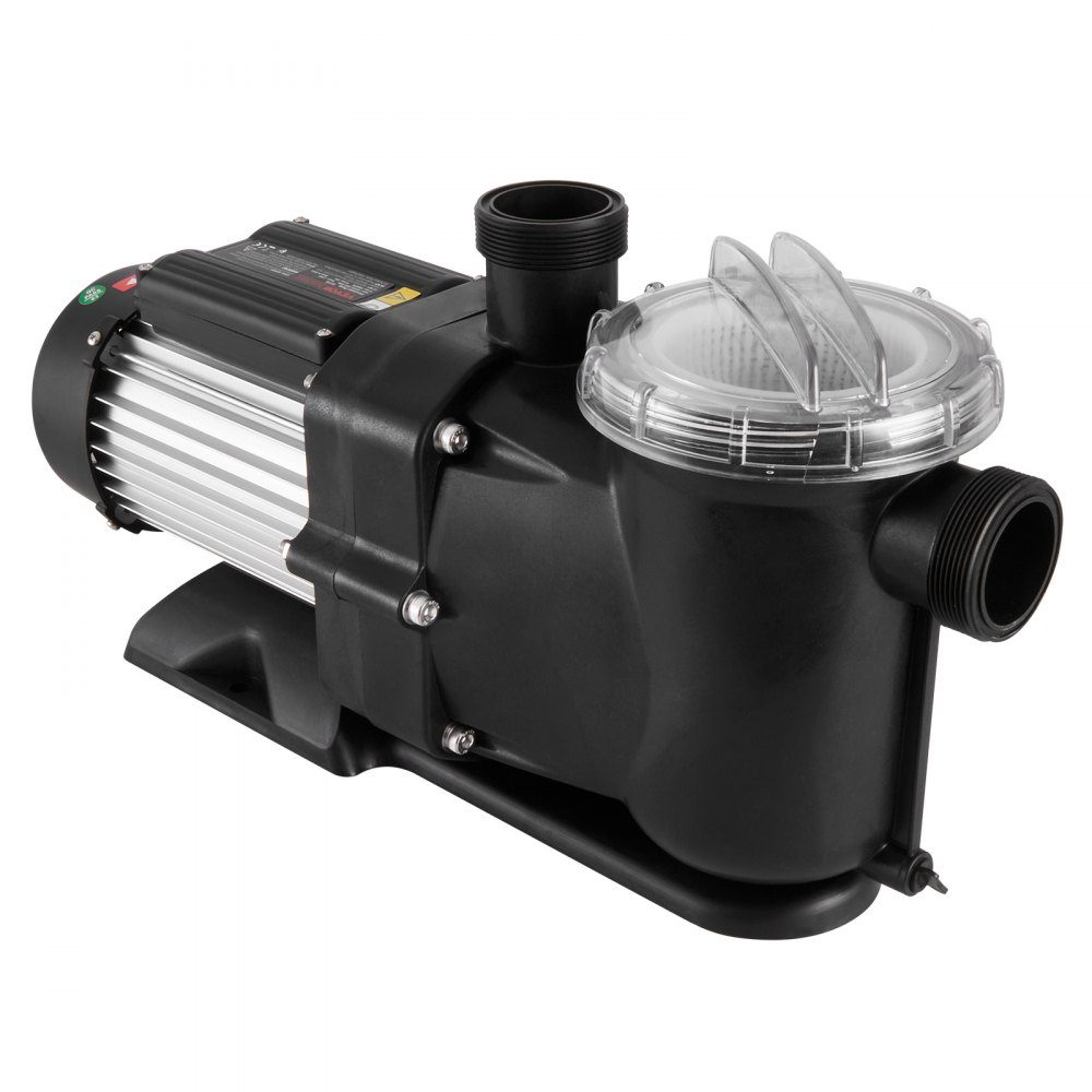 Swimming Pool Pump 1.5HP 100GPM Max Flow Single Speed ​​Pool Pump 220V 2850RPM 50ft Maximum Head Filter Pump with Filter Basket for Above Ground Pools Hot Tubs Spas