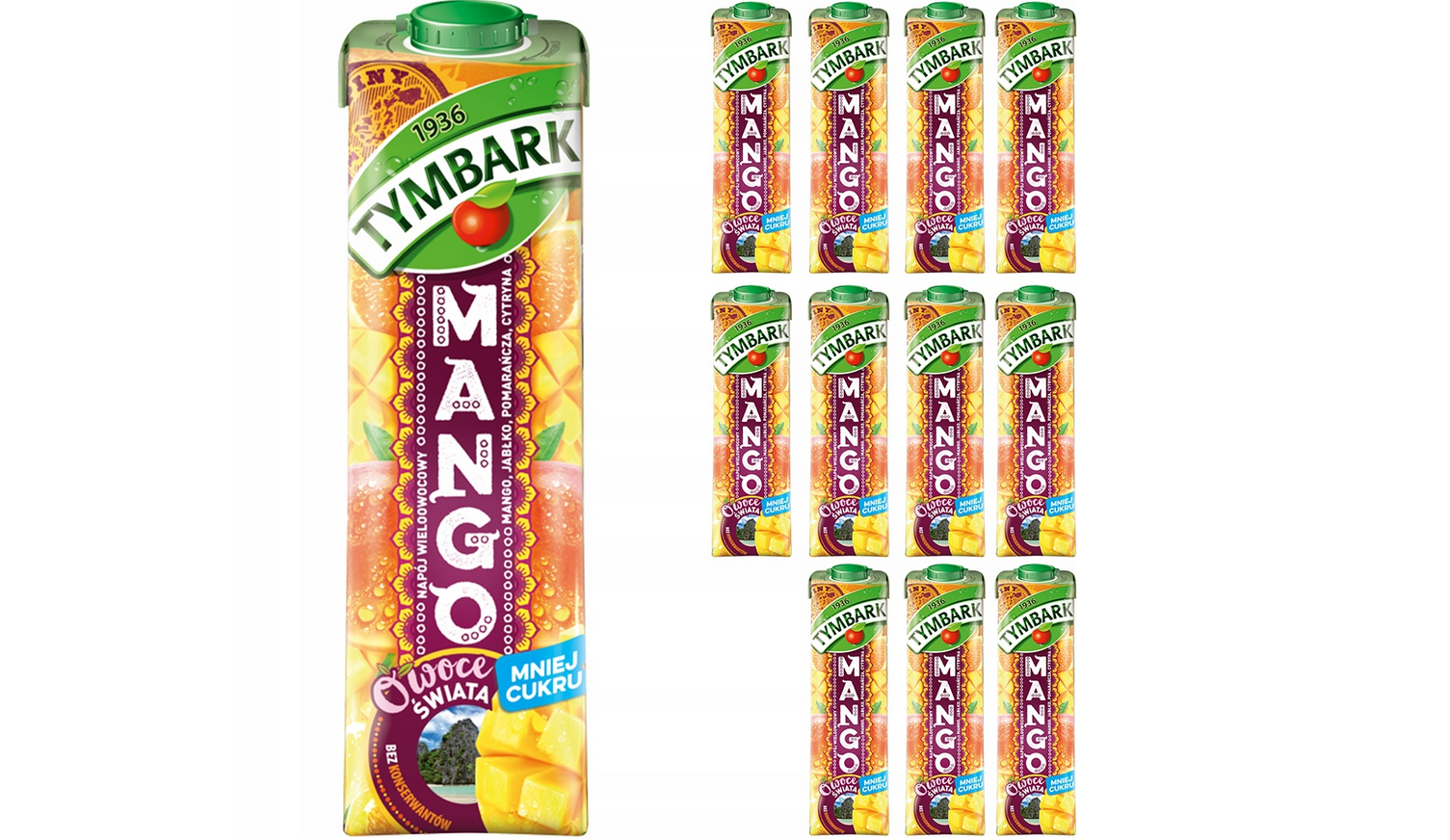 12 x 1L Tymbark Mango Multi-Fruit Drinksap