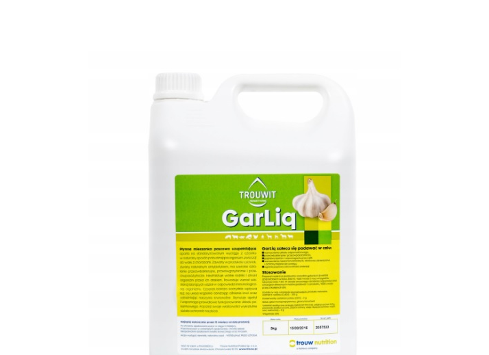 Trouwit GarLiq 5L Vitamine Knoblauchextrakt Hühner Enten Gänse Vieh Schafe Alpakas