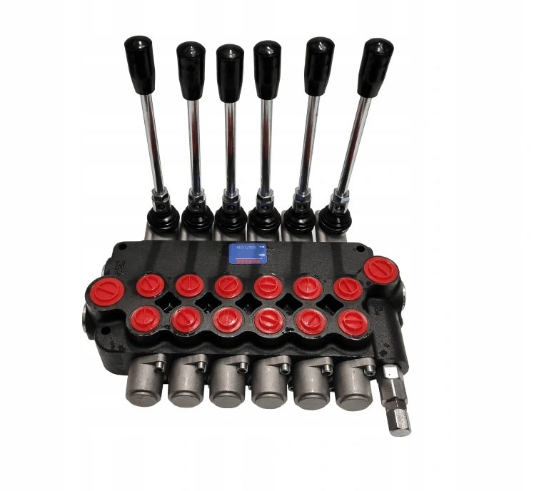 Hydraulic distributor monoblock lever control 40l 06P40 6 compartment