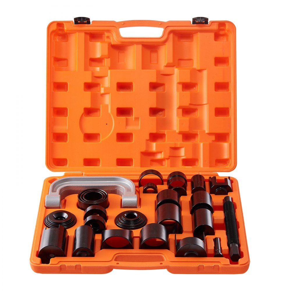 25-teiliges Kugelgelenk-Abzieher-Kugelgelenk-Abzieher-Set, 520 x 430 x 90 mm Universal-Kugelgelenk-Quetschwerkzeug-Set, Karbonstahl-Auto-Werkzeug-Set mit Box-Kugelgelenk-Abzieher