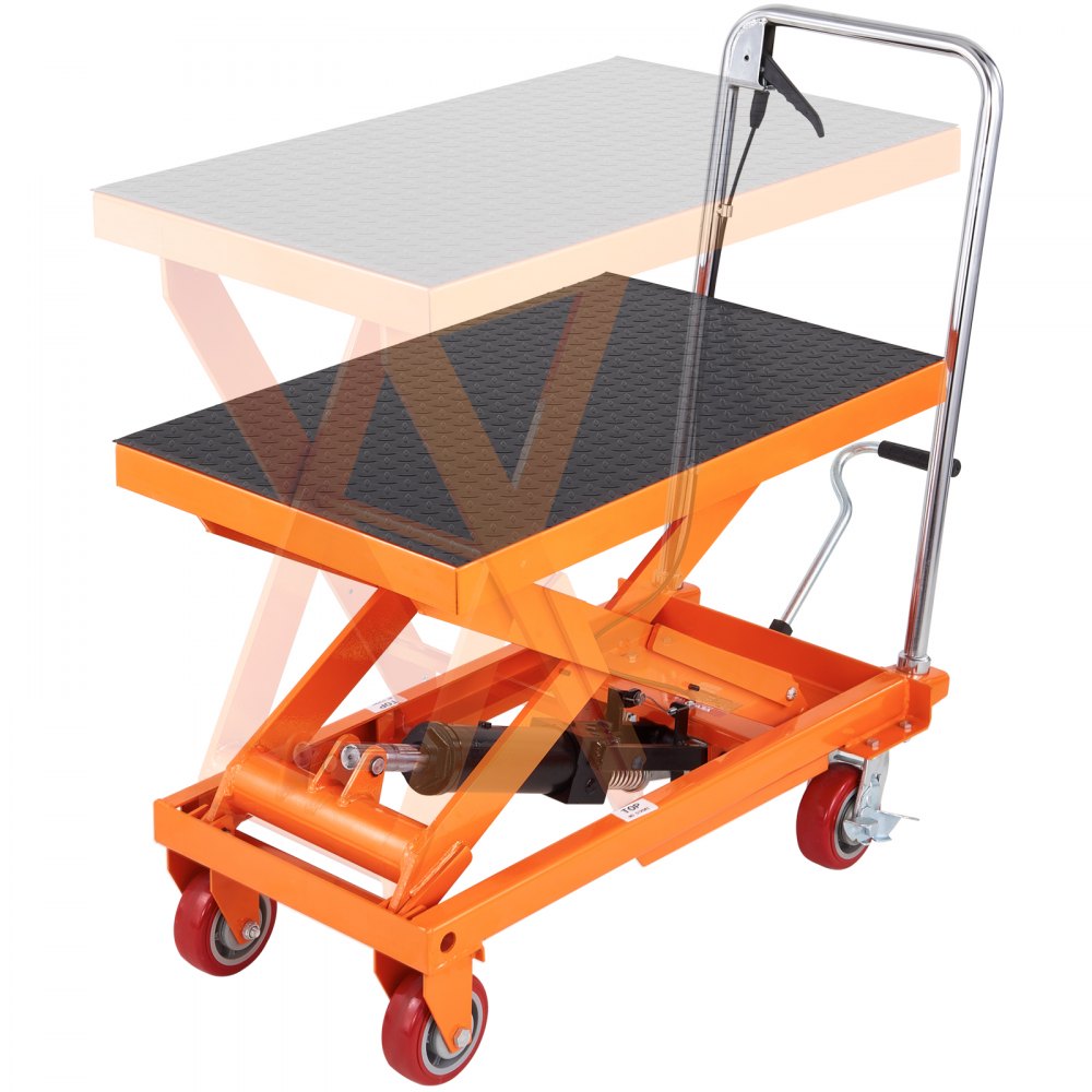 Hydraulic scissor lift table 500 kg load capacity lifting table trolley 285-900 mm lifting range lifting table workshop 815 x 505 mm platform scissor lift truck single scissor for factories warehouses supermarkets Hydraulic scissor lift table 500 kg load capacity lifting table trolley 285-900 mm lifting range lifting table workshop 815 x 505 mm platform scissor lift truck single scissor for factories warehouses supermarkets