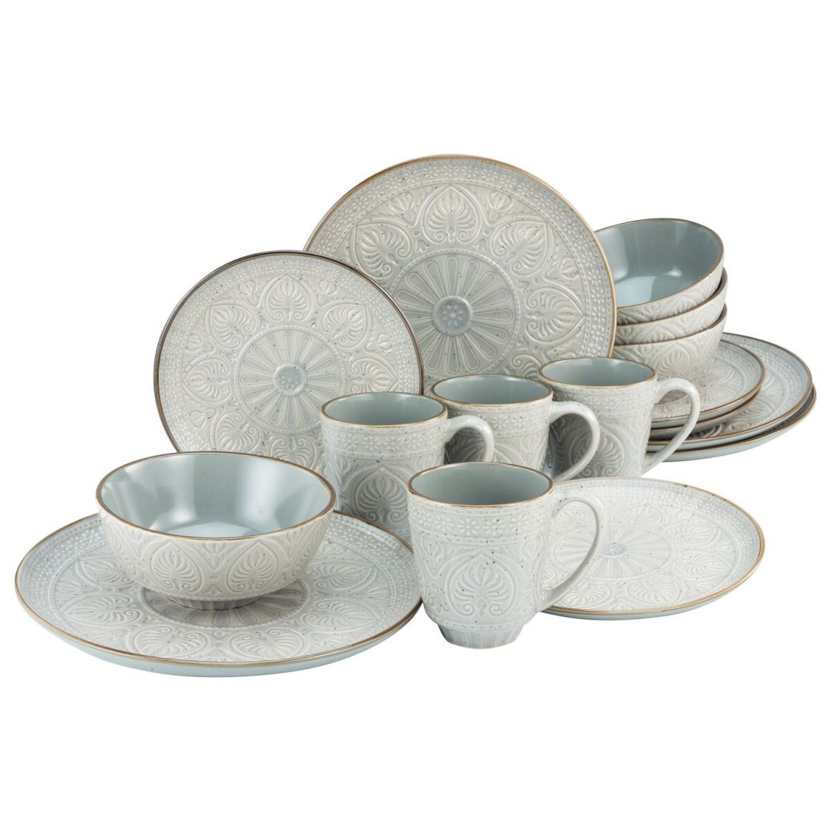 Creatable Zestaw naczyń stołowych Creatable Samarkanda, 16 elementów.
