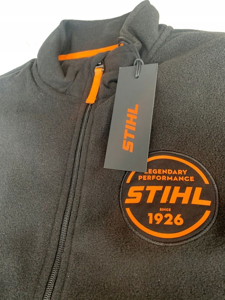 Original special edition Canada Stihl PREMIUM FLEECE MEN'S FLEECE JACKET JACKET Black