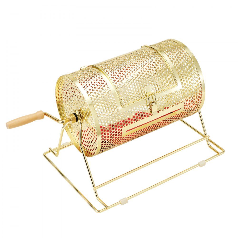 Lotto drum Glückskind 3500 tickets or 100 raffle balls capacity, professional lottery rotating cage made of metal, lottery turntable, lottery box for lottery games Golden