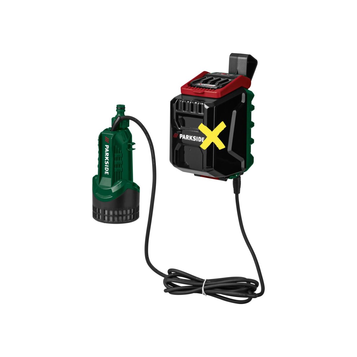Bezprzewodowa pompa deszczowa PARKSIDE® 20 V „PRPA 20-Li B3”, bez akumulatora i ładowarki Bezprzewodowa pompa deszczowa PARKSIDE® 20 V „PRPA 20-Li B3”, bez akumulatora i ładowarki