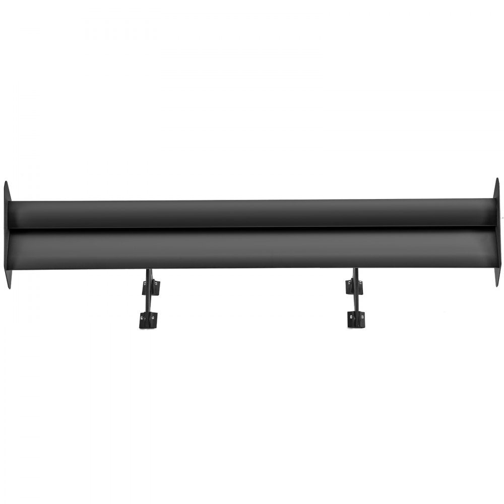 Aileron de voiture GT Wing, aileron universel à double pont de 53,1 pouces, aileron arrière de voiture en aluminium léger réglable, aileron de course BGW/JDM Drift noir