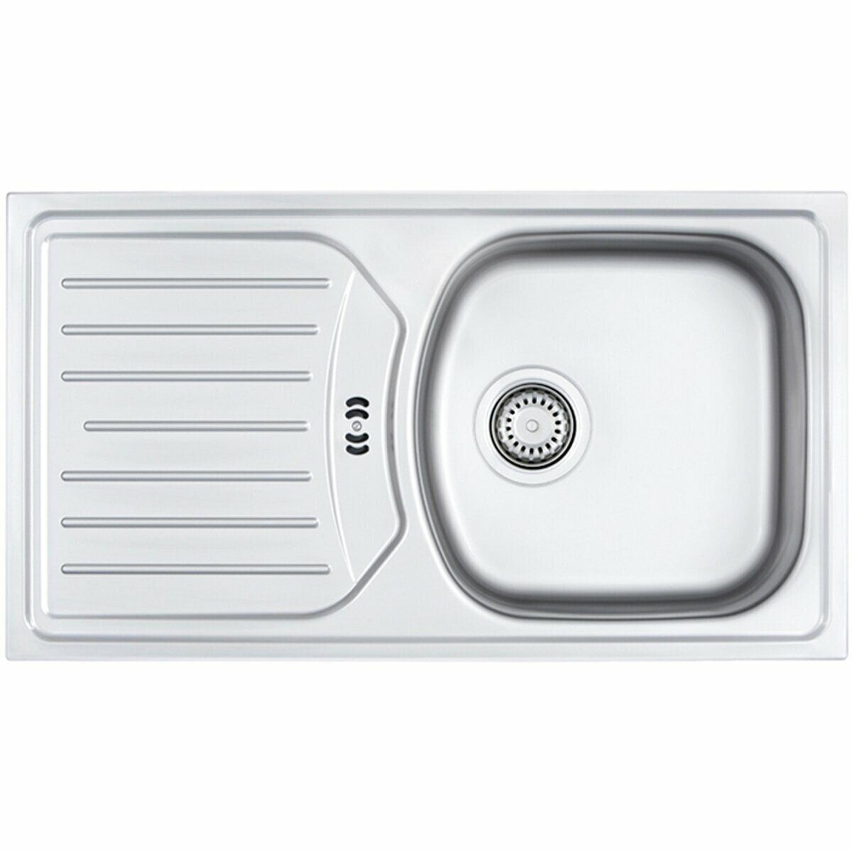 *AANBIEDING* Inbouwspoelbak 780 x 435, glad RVS